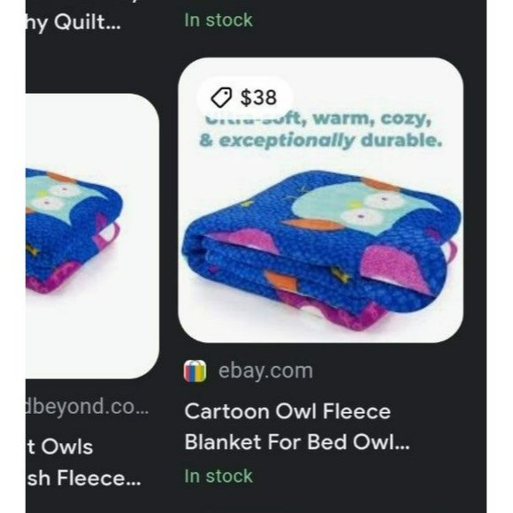 Warm and Cozy Colorful Owls Soft Fleece Throw Blanket 50" x 60" - Picture 5 of 5